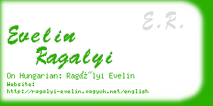 evelin ragalyi business card